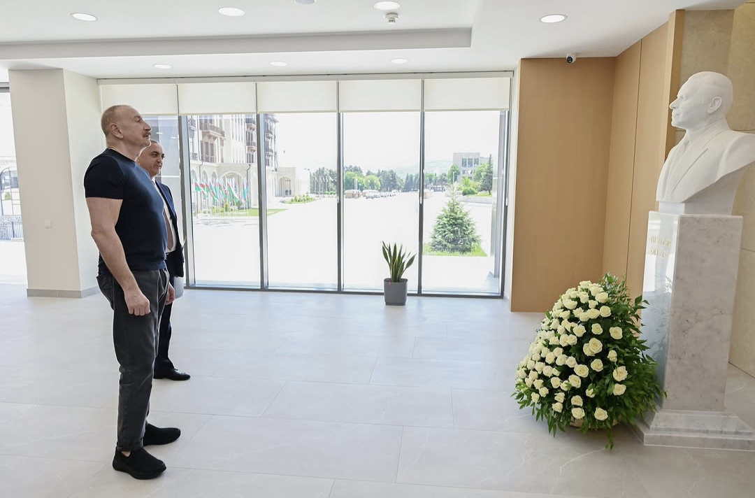 İlham Əliyev Xankəndidə Mədəniyyət Mərkəzinin açılışında iştirak edib